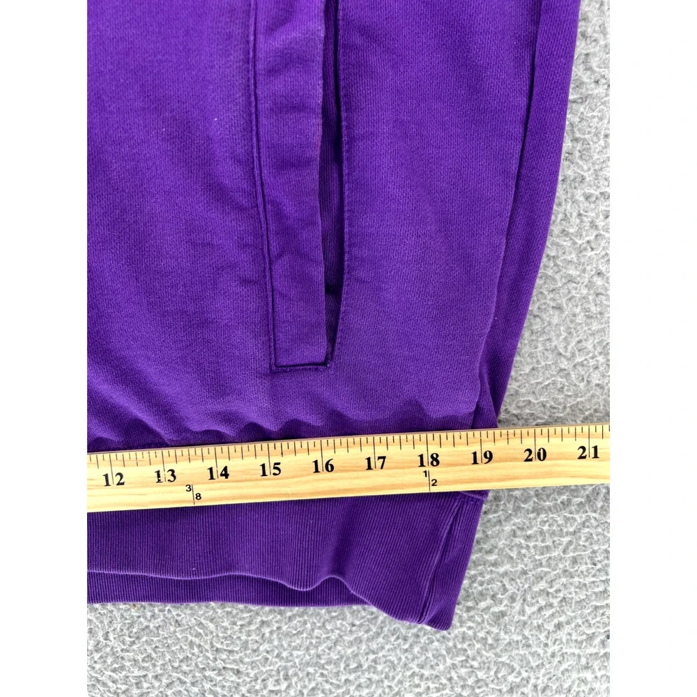 Teddy Fresh Sweater Mens Medium Hoodie Colorblock Purple Yellow Pink Casual READ